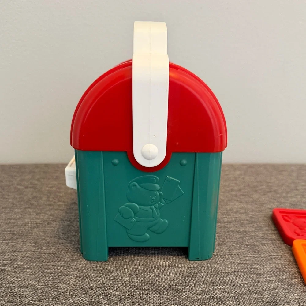 Fisher-Price Vintage 1989 Sort ‘n Stack Mailbox MISSING 1 LETTER MINOR DAMAGE